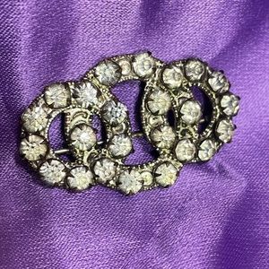 Very old brooch. Completely black when I found it